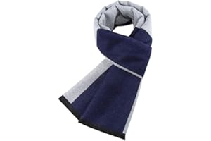 Ueither Uomo Sciarpa Autunno Invernale Termica Calda Morbida Casual Business