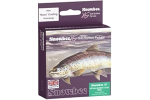Snowbee XS Sub-Surface Intermediate Fly Line, Aqua, 90 ft, Sink Rate 2.5 ips, Ultra-Low Memory PVC Coating, WF5–WF8, Balanced Taper for Lures and Nymphs in Stillwater Trout Fishing