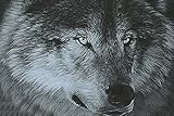 Estas mini impresiones son parte de la serie Wolf de dibujos de fantasía.