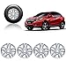Auto Pearl - Premium Quality Car Full Caps Silver 16inches Wheel Cover For - Honda BRV RS.1499.00