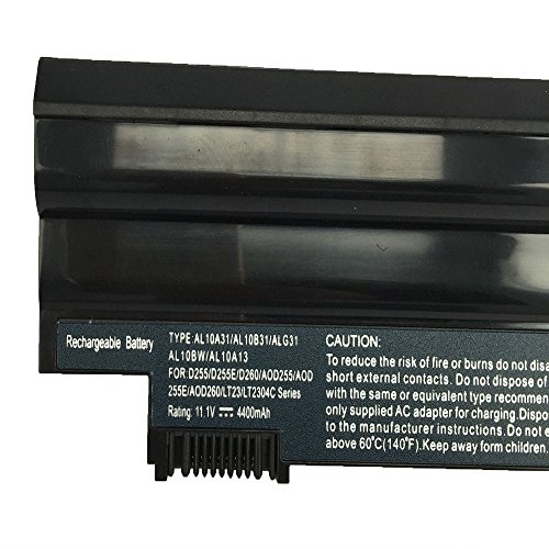 11.1V 4400mAh Laptop Akku AL10A31 AL10B31 AL10G31 AL13C32 AL13D32 For Acer Aspire One D255(PAV70) D257 D260 D270 522 722 Packard Bell Easynote EM69 (11.1V 4400mAh) - 4