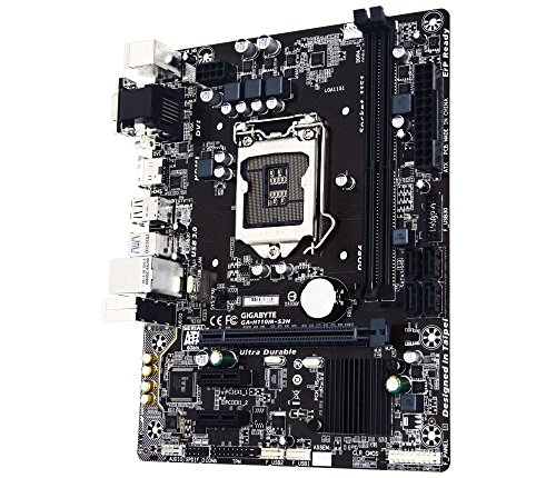 Gigabyte GA-H110M-S2H - Placa base  LGA 1151  DDR4 x 2  2133 MHz  VGA  HDMI  DVI  Mini-STX   color negro