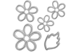 DECO 79 DECO La Little - Fiori margherite - Fustella, Acciaio