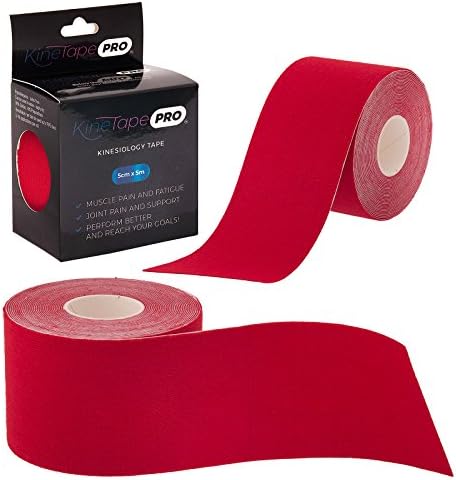 Kinesiology Tape Sports Muscle Injury Support Pain Relief 5m Elastic (RED)