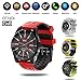 Price comparison product image GPS Smart Watch,Sansee Fashion GS8 Waterproof GPS Smart Watch Blood Pressure Heart Rate Wristwatch (Red)