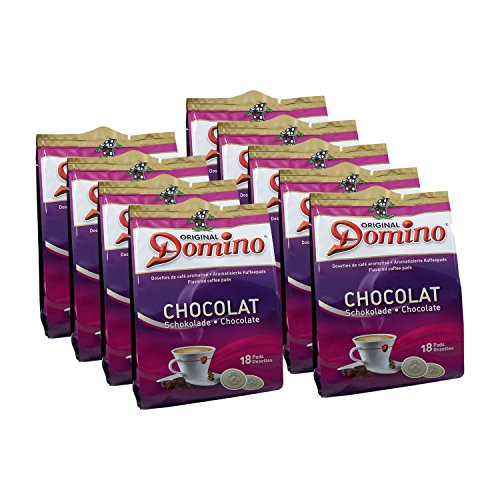 Preisvergleich Produktbild 9x DOMINO Kaffeepads Schokolade (á 18 Pads)