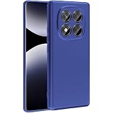 Zore Xiaomi ile uyumlu Redmi Note 14 Pro 4G Kılıf Zore Premier Silikon Kapak Saks Mavi