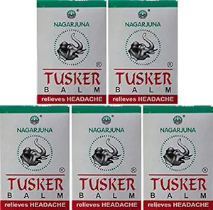 NAGARJUNA Tusker Balm (Pack of 5 x 10 g)