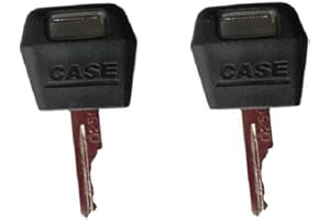 BODYA 2St. Zündschlüssel Anlasserschlüssel für Case Cormick Bobcat Ersatz Traktorschlüssel Schwermaschinen D250 1964831C2
