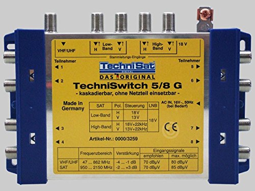 Preisvergleich Produktbild Technisat TechniSwitch 5 / 8G, inkl. NT