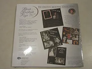 Creative Memories BLACK 12 x 12 pages - 15 scrapbook page sheets