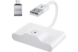 TPLTECH Wireless Carplay für ios, 2023 Neuesten StilUpgrade Tragbarer ios Wireless Carplay, Adapter Konvertiert Kabelgebundenes CarPlay in Drahtloses, Kompatibel mit Autos ab 2015 & iOS 10+