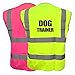 Price comparison product image Hi Vis Dog Trainer Pink and Yellow Vest Waistcoat Safety Reflective Canine Jacket Plus a Brook Hi Vis UK Discount Code for your next order