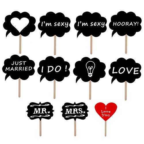 Tinksky Photo Booth Photoboth for Hochzeit Party Weihnachten-11pcs photobooth mieten - 2