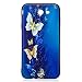 Produktbild Samsung Hüllen, Hozor Dünne Weiche TPU Silikon Handyhülle Schutztasche Back Cover Gemalt Geprägt Muster Schutzhülle Etui für Samsung Galaxy J7 2017 / SM-J720 5.5 zoll - Schmetterling