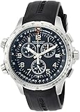Hamilton Herren-Armbanduhr 46mm Armband Kautschuk Schwarz Quarz H77912335