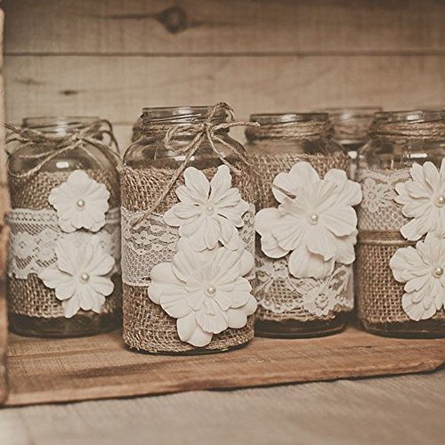 atpwonz Jute Bindfäden natur dick Jute-Schnur Jute Seil Bindfäden für Floristik, Geschenke, DIY Kunst, Handwerk, Dekoration, Bündelung, Garten und Recycling (braun, 100 m) - 4