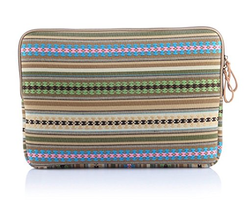 Laptophülle, Bohème Stil Canvas-Gewebe Hülle Sleeve Tasche für Laptop / Notebook Computer / Ultrabook / MacBook Air Pro - 2