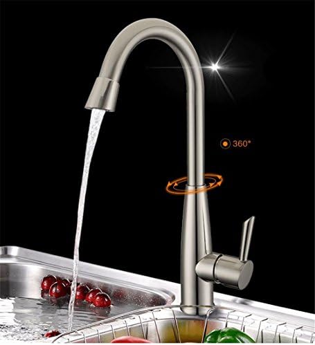 QINLEI Stainless steel kitchen faucet dish faucet stainless steel wire drawing cold hot water warm sanitary ware