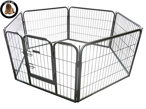 Ellie-Bo-Heavy-Duty-Modular-Puppy-Exercise-Play-Whelping-Pen-158-x-77-x-60-cm-6-Pieces