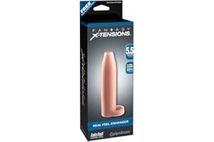 FANTASY X-TENSIONS BY PIPEDREAM X-Tensions Real Feel Enhancer Skin Funda para Pene - 153 gr