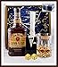 Produktbild Geschenk Jim Beam Devil`s Cut 90 Whiskey mit 2 Original Edelstahl Kühlsteine, goldfarbend, im Smoking + Whisky Glas Nachtmann kostenloser Versand