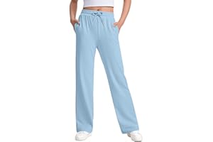 MEIHAOYIT Jogginghose Mädchen Baggy Hose Bequeme Trainingshosen Atmungsaktiv Outdoorhose Elastischem Bund Sweatpants Vintage Sweathose Einfarbig Schlaghose mit Kordelzug und Tasche 5-13 Jahe