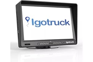 Igotruck 9" Android Pro MAX Navegador GPS para Camión Profesional, Tráfico Tiempo Real, Mapas Europa y Marruecos, +450.000 Puntos Interés, Actualizaciones Gratuitas, WiFi y Bluetooth