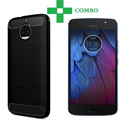 Moto G5s Plus, Tempered Glass + Hybrid BLACK Back Cover, (COMBO OFFER) Premium Real 2.5D Pro 9H Anti-Fingerprints & Oil Stains Coating Hardness Screen Protector Guard For Moto G5s Plus - Amazon