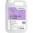 Cleaning Superstore Cleany Genie Degreases & Fights Odours Streak Free Shine Fragrance All Purpose Cleaner Liquid for Floor, Surface, Glass, Lavender Pine, 5 Liter, M11, Pack of 1