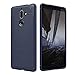 Produktbild Nokia 7 Plus Hülle,Weiches Flexible TPU Leder Anti-Scratch und Anti-Schock Stoßdämpfend Spiegel Schutz Handy Hülle Case Back Cover Bumper für Nokia 7 Plus - Blau