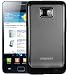 Produktbild mumbi Tasche Protector Case für Samsung i9100 Galaxy S2 Silikon Hülle - Silicon Etui SII S 2 Schutzhülle / Rückseite mit Milchglaseffekt - BLACK