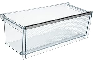 ZYZYZK Liebherr 7420148 VarioBox półka na drzwi, konsola drzwiowa, przezroczysta półka, tworzywo sztuczne, 250 x 88 mm, lodówka automatyczna