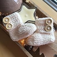 Personalisierte Babyschuhe - Babyboots - gehäkelt