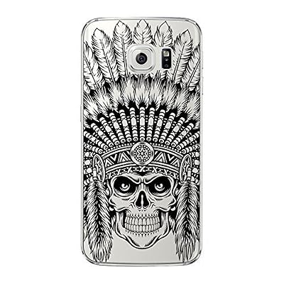 NOV@GO® Galaxy S7 NOVAGO® Coque transparente souple ultra slim avec impression pour Samsung Galaxy S7 -Indien