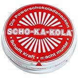 Mit den natürlichen Koffein aus Kakao, Kolanuss und Kaffee