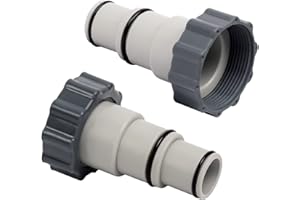 LURICO Poolschlauch Adapter, 2 Stück Adapter A für Pool, Schlauchadapter Pool, Pool Schlauch Adapter Set, Schlauchadapter für Pumpen, Anschluss Für Ø 32 Und 38 Mm Pool-Schlauch