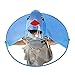 Produktbild Vovotrade UFO Regenmantel bewegende Vouwbare hoofddeksel regenmäntel handen vrij paraplu hoed Kap voor kinderen volwassenen Golf Vissen wandelen in Vrije, geel, Medium (Blau, S)