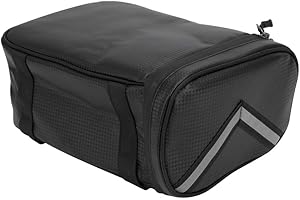 Runfarr Borsa posteriore per moto,Borsa multifunzionale in pelle PU per moto Borsa posteriore per Sur Ron Moto Dirt Bike Dual Sport Enduro