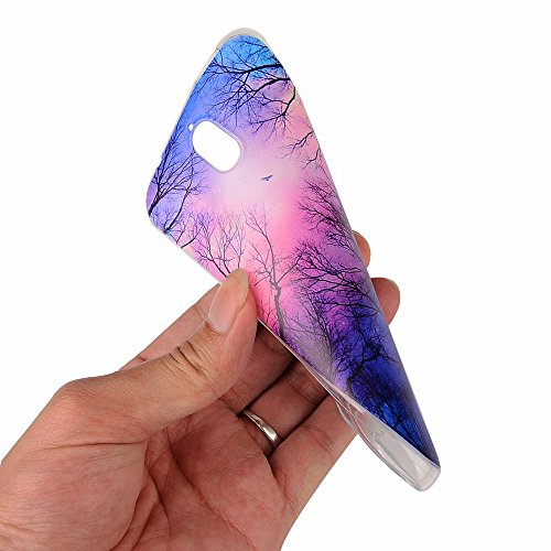 OuDu Funda para Huawei Y625 Carcasa Protectora Caso Silicona TPU Funda Suave Soft Silicone Case Cover Bumper Funda Ultra Delgado Carcasa Flexible Ligero Caja Anti Rasgu  os Casco Anti Choque - Bosque bajo las Estrellas