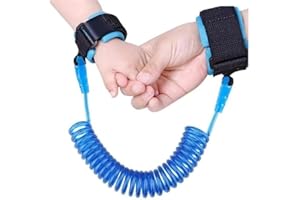 OrionMart Anti Lost Wrist Link Belt for Toddlers Safety Leash Boys & Girls – Soft Comfortable Breathable Wrist Reins 1.5/2.5m for Travel & Walk –Wrist Reins for Toddlers