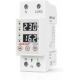 Elektrotek ETK-M1 Monofaze Gerilim ve Akım Koruyucu 63A 230V DIN Ray Ayarlanabilir R&ouml;le