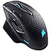 Produktbild Corsair Dark CORE RGB LED Bluetooth Kabellose Optische Gaming Maus 16.000 DPI, Ausführung:Dark Core RGB SE + MM1000 Mauspad mit Qi-Ladezone