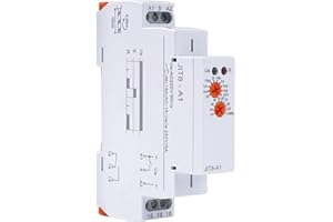 Buyweek JIT8-A1 Relais temporisé à Fonction Unique Type Rail DIN AC220V Mini Relais temporisé à la Mise sous Tension