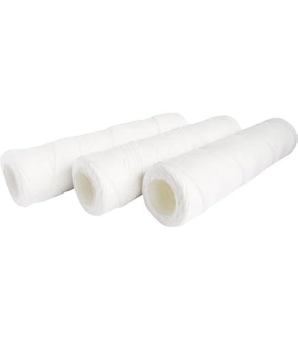 Cartouche Filtre à Sédiments Green Filter - Polypropylène Enroulé, 1 Micron, 9-3/4" (Convient Pour 10") - Pour Filtration Eau Robinet - 8
