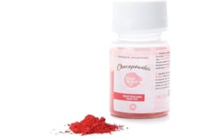 Past Kolor - Colorante en Polvo Chocopowder - Colorante Comestible para Chocolate - Ideal para Repostería, Decoración de Pasteles y Tartas - 10 G (ROJO OSCURO)
