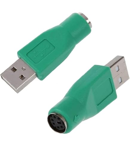Cavo Adattatore Doppio PS/2 Femmina A USB Maschio – Per Tastiera E Mouse