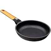 BRA Efficient Orange | 18 cm Frying Pan, Cast Aluminium with Non-Stick | Cast Aluminium with Non-Stick Platinum Plus, Sling,
