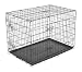Produktbild PawHut 5663-1299L Transport/Drahtkäfig Hunde/Reisebox, L, schwarz