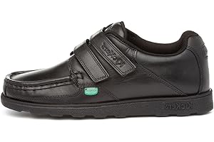 Kickers Fragma Boys Leather Black Shoe